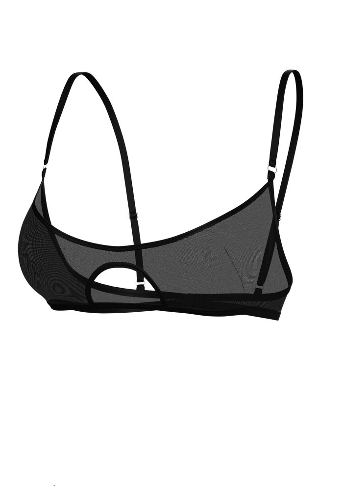 BARDOT BRALETTE IN BLACK