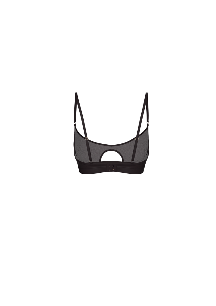 BARDOT BRALETTE IN CHOCOLATE