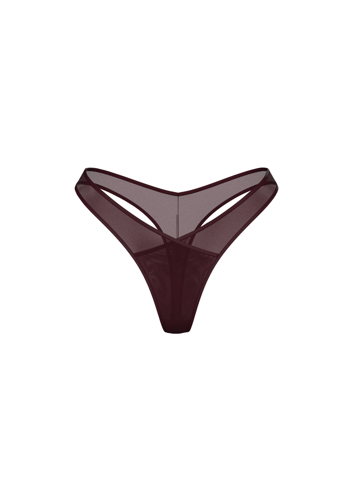 MONROE THONG IN BURGUNDY