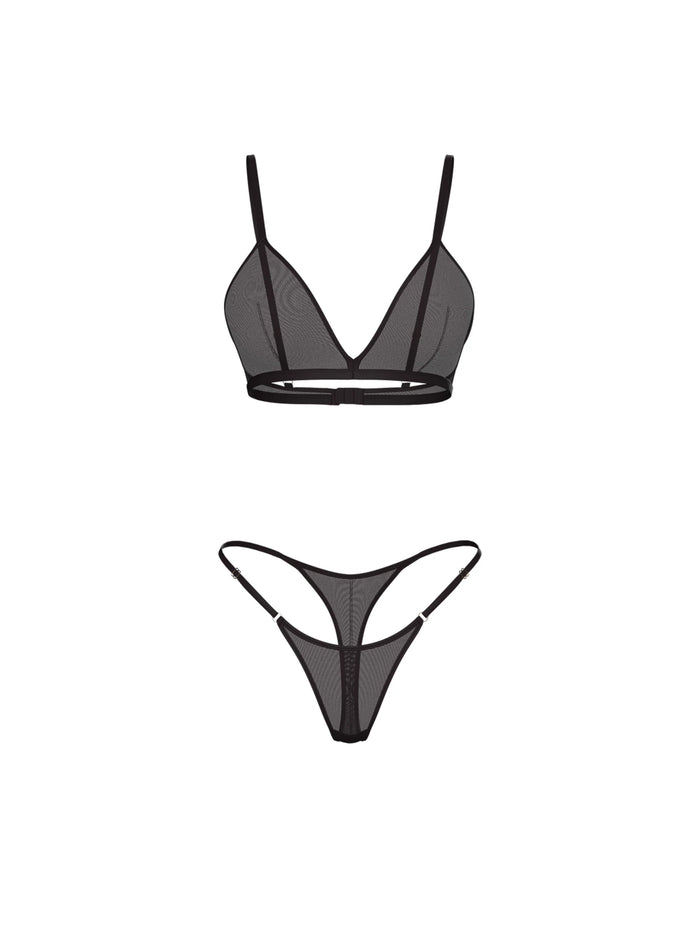 AVA SET IN BLACK