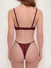 BARDOT SET IN BURGUNDY