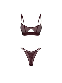 BARDOT SET IN BURGUNDY