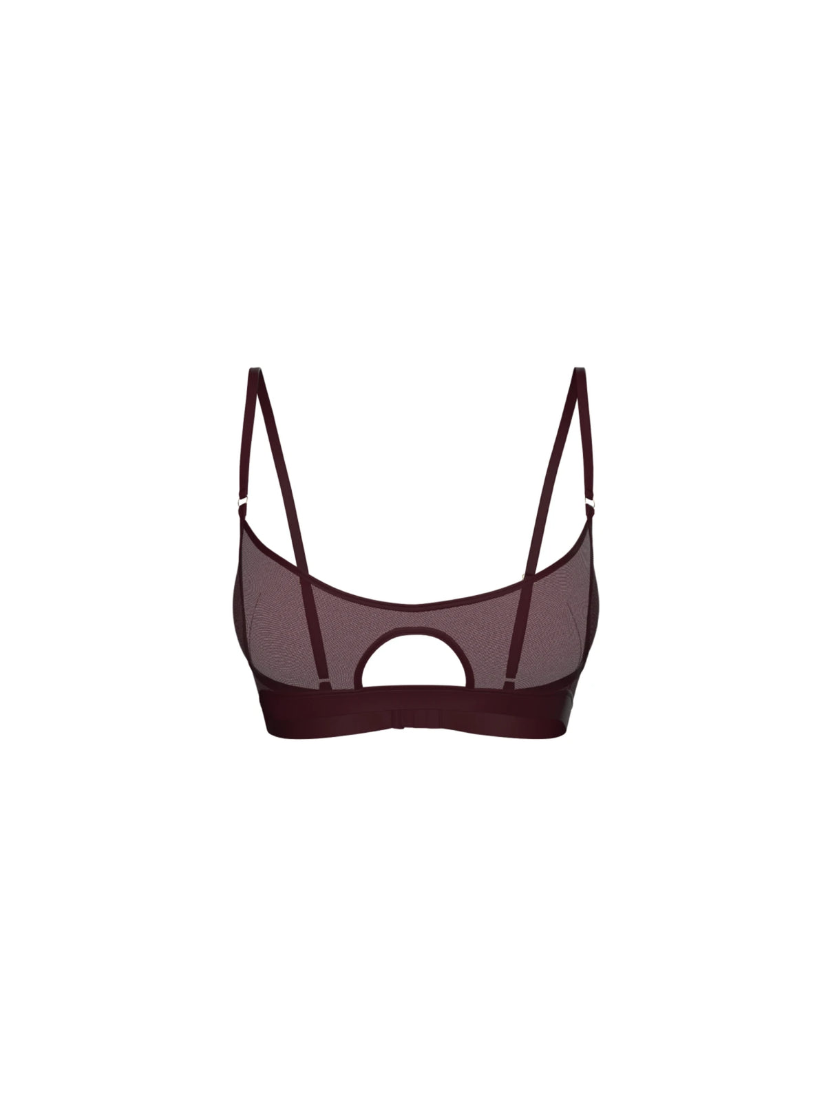BARDOT BRALETTE IN BURGUNDY