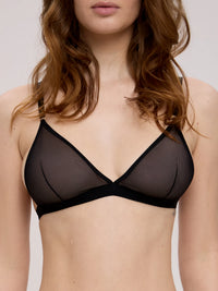 AVA TRIANGLE BRA IN BLACK