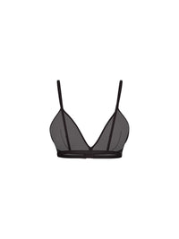 AVA TRIANGLE BRA IN BLACK