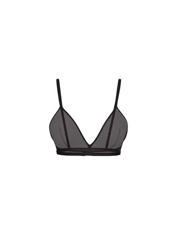 AVA TRIANGLE BRA IN BLACK