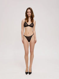 AVA TRIANGLE BRA IN BLACK