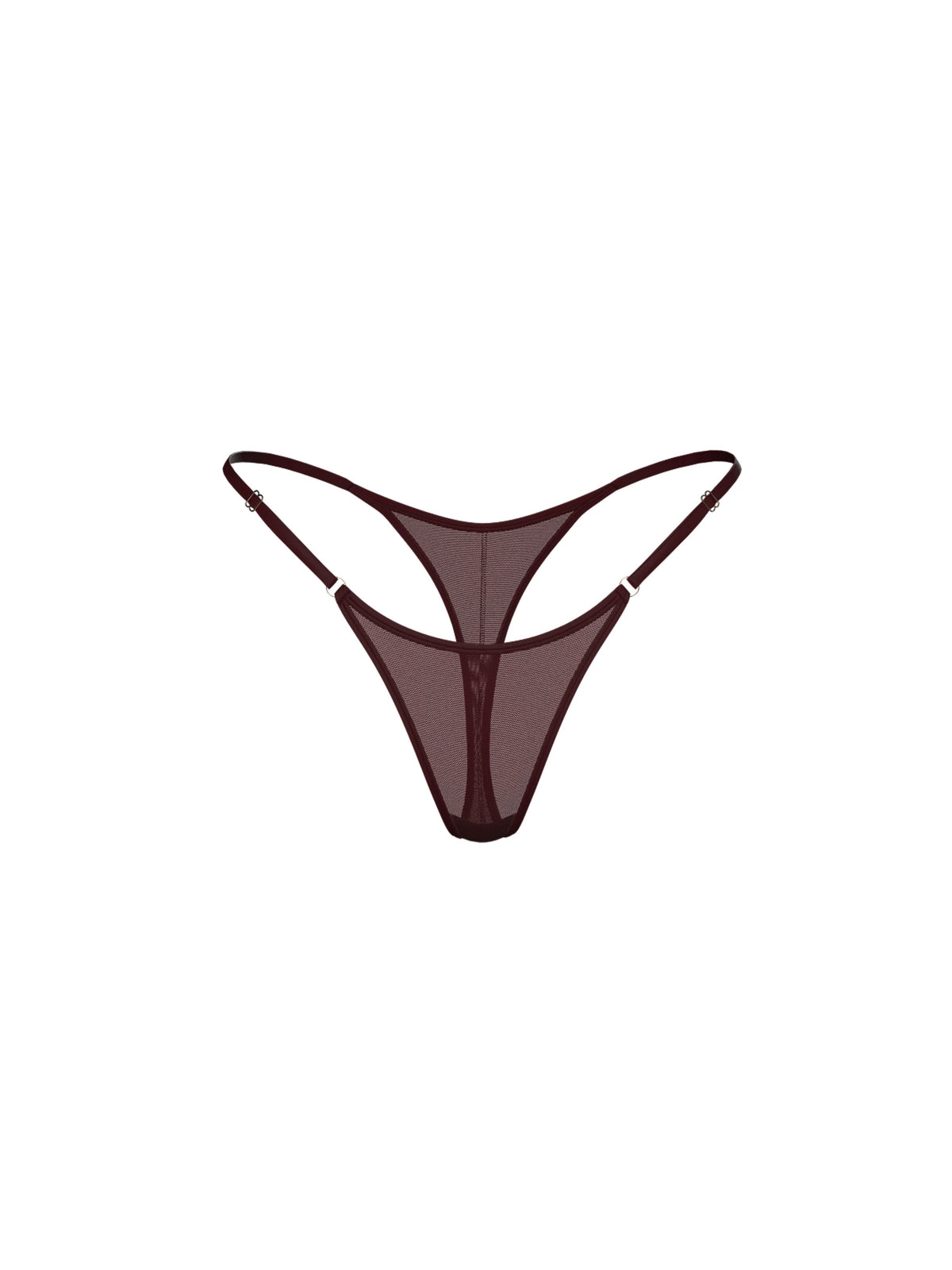AVA THONG IN BURGUNDY