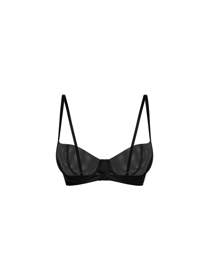 MONROE BALCONETTE BRA IN BLACK