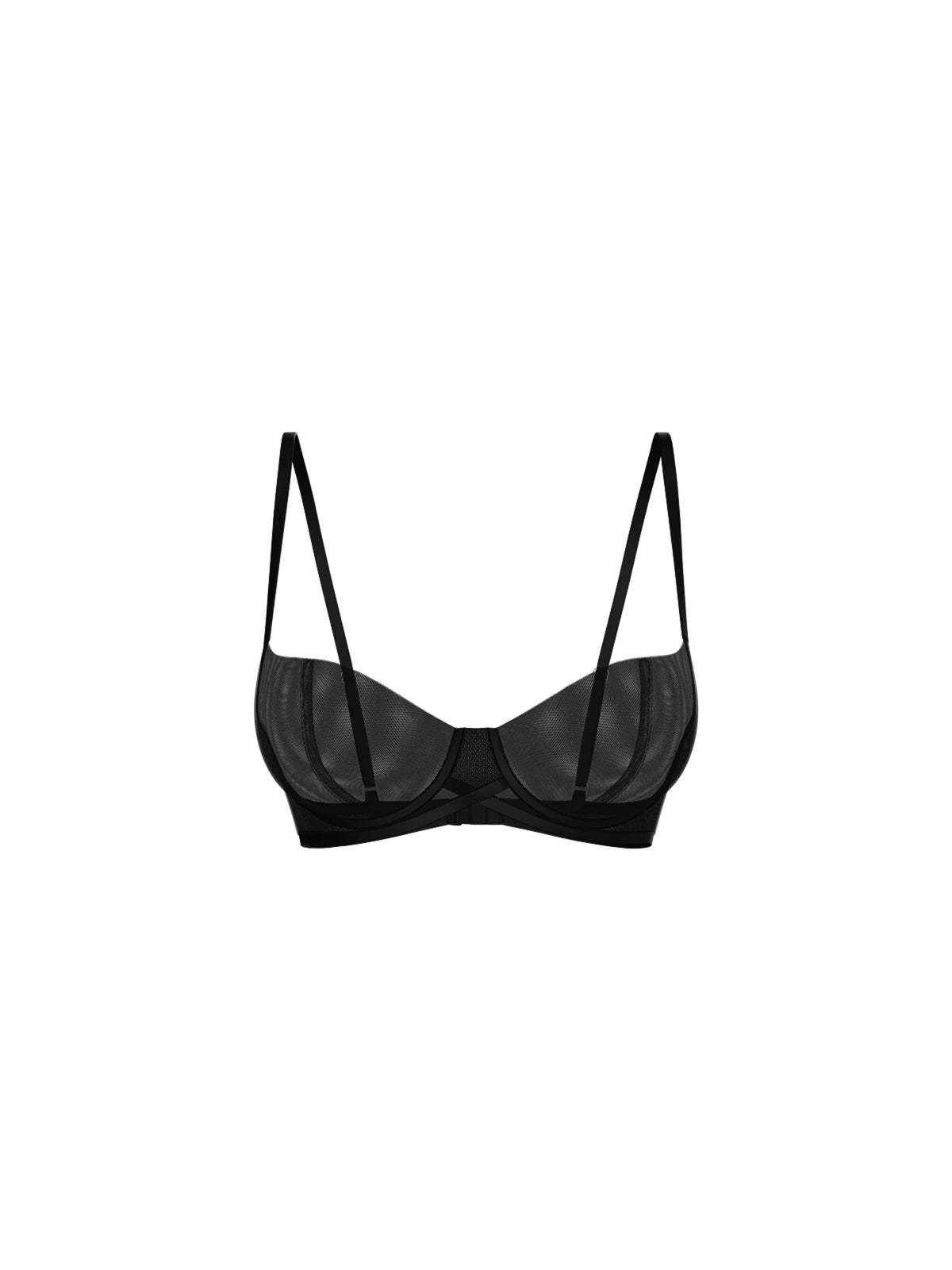 MONROE BALCONETTE BRA IN BLACK