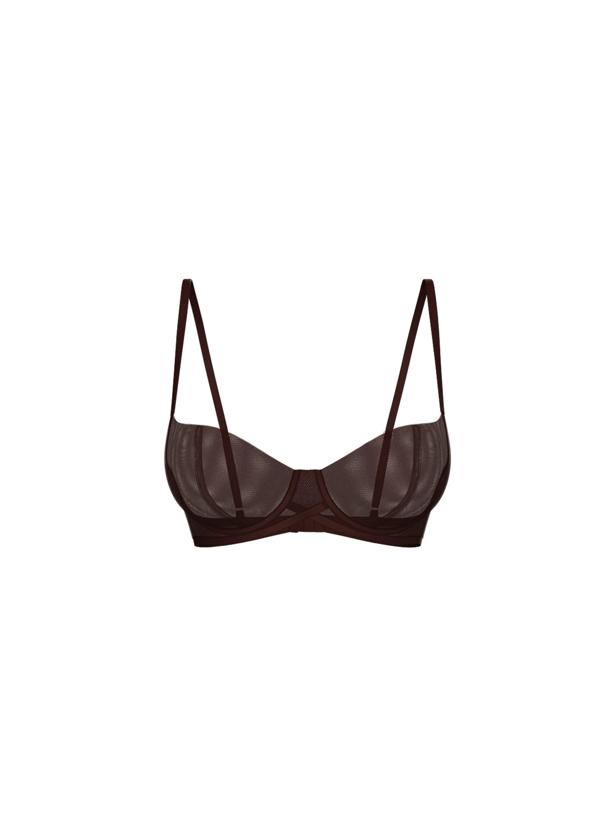 MONROE BALCONETTE BRA IN CHOCOLATE