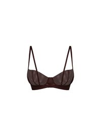 MONROE BALCONETTE BRA IN CHOCOLATE