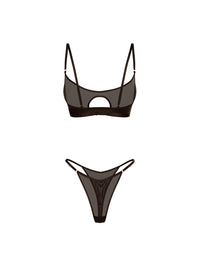 BARDOT SET IN CHOCOLATE