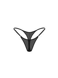 BARDOT THONG IN BLACK